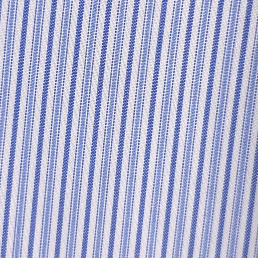 POLO RALPH LAUREN EASY‎ CARE COTTON STRETCH Striped Men’s Shirt LS Size 18 34/35